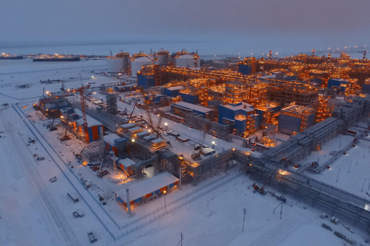 Natural gas producer Novatec's Yamal LNG facility in Siberia. Russia's petrochemical industry has been actively seeking Western investment