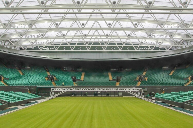 McAlpine projects during the year included the new roof of the No.1 Court  at the All England Lawn Tennis & Croquet Club in Wimbledon, south London