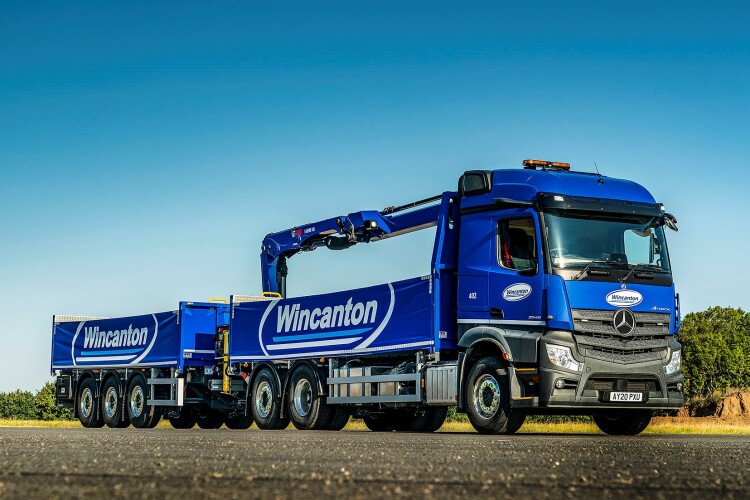 New generation Mercedes-Benz Actros truck