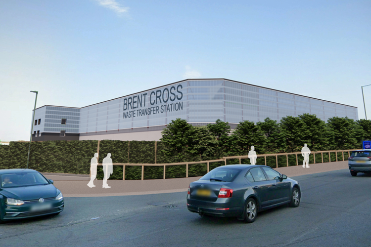 CGI of Geron Way waste transfer station [image: McAdam Design]