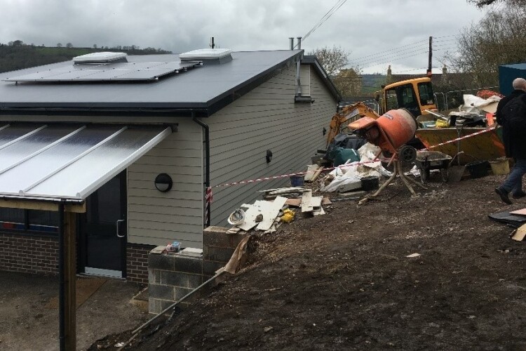 H Mealing & Sons was working at Swainswick School when a retaining wall collapsed