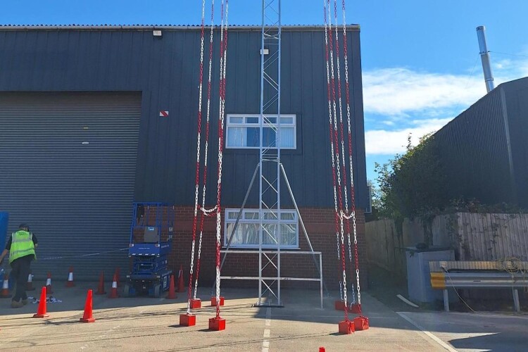 Nationwide Platforms’ new training rig in Leicester