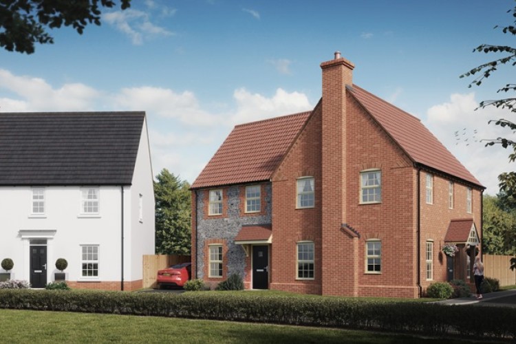  Artist&rsquo;s impression of new homes at Holt