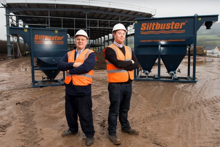 Siltbuster CEO Richard Coulton and his son Richard, construction business unit manager