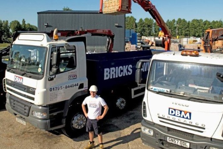 DBM delivery lorries