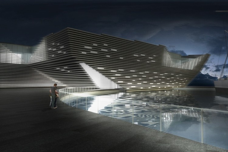 Design for V&A Museum of Design Dundee by Kengo Kuma & Associates