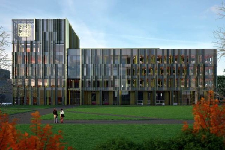 Artist's impression of the new library