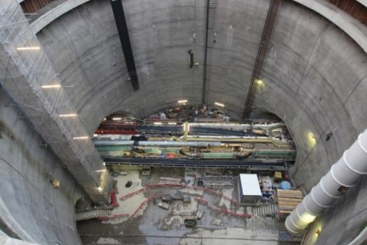 TBM Ellie sets out from Limmo Peninsula