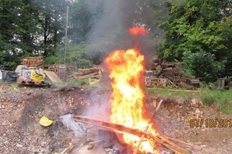The fire at Tunley resulted in a prosecution by Stroud District Council
