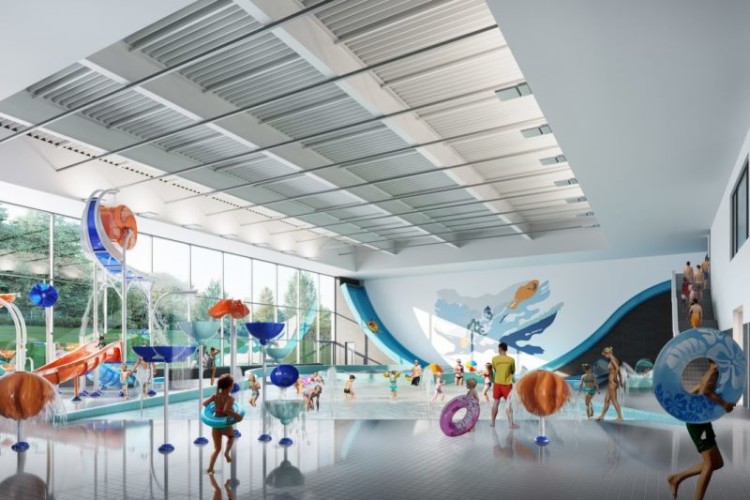 Artist's impression of the new water park