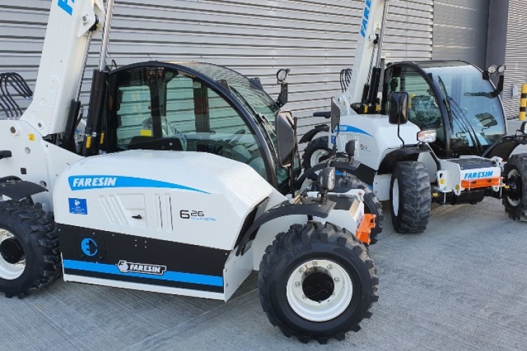 The Faresin 6.26 electric telehandler 