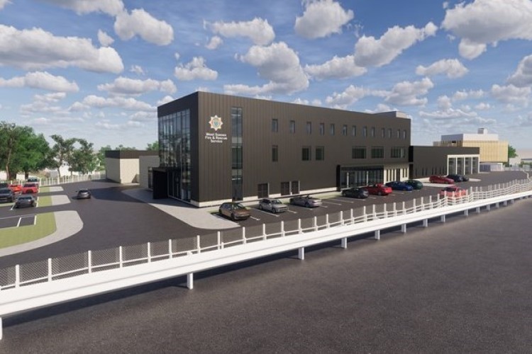 The planned Horsham fire station has been designed by HNW Architects