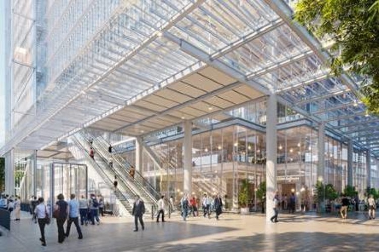 Paddington Square is designed by Renzo Piano