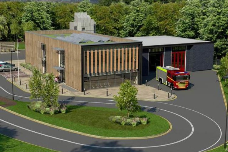 CGI of Parkway Fire Station