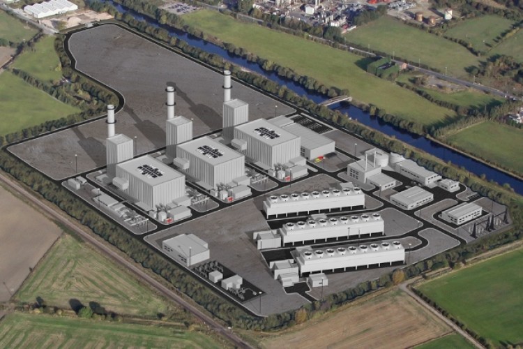 CGI of the power plant