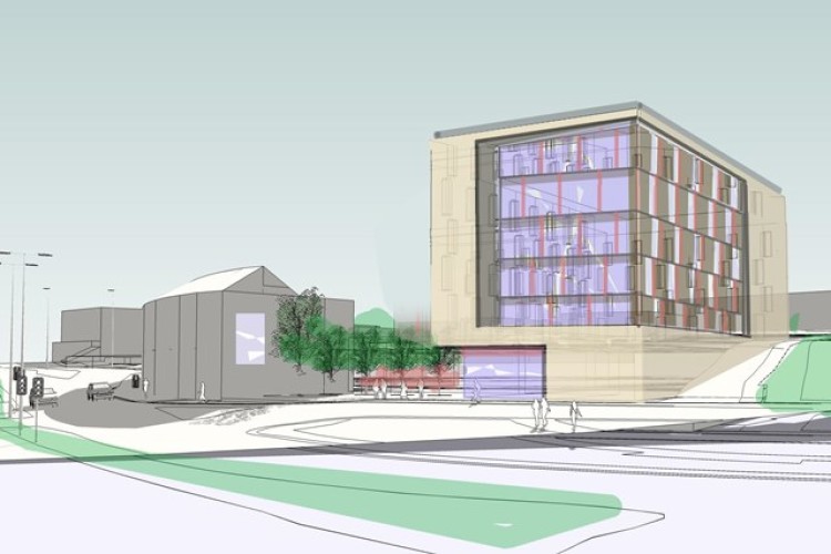 Artist's impression of the building