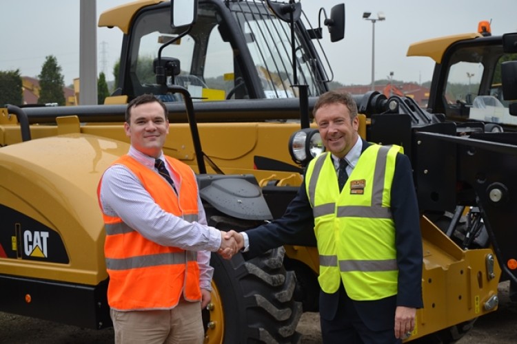 Finning account manager Andy Davies (left) and Hewden marketing director Jeff Schofield