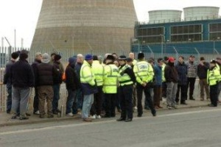 Locked-out workers, in March