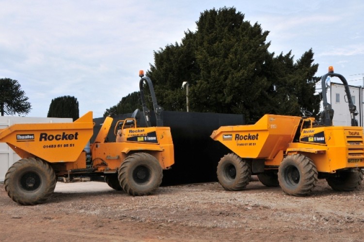 Modified Thwaites dumpers