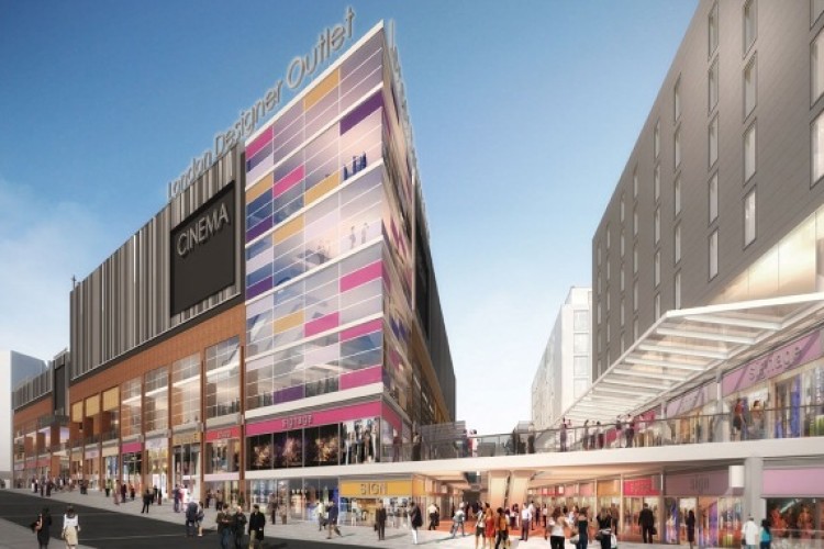 London Designer Outlet development