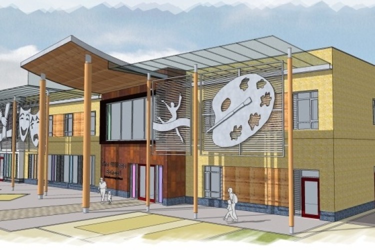 Image of the new school by Frankham Consultancy