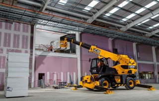 The new Hydraload is ideal for assembling modular off-site manufactured housing, says JCB