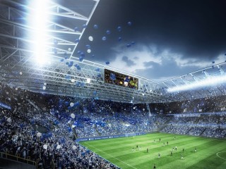 The stadium is designed to foster an intense atmosphere 