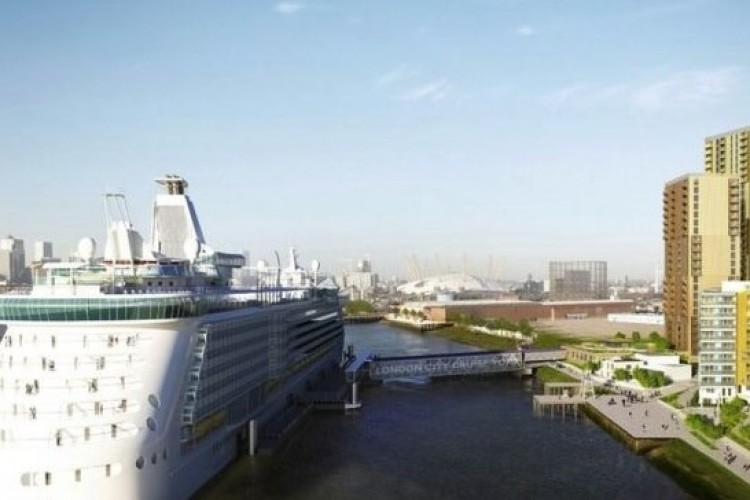 There will be no cruise ships parking up in Greenwich now