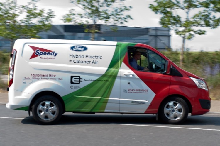 Speedy's van saved its &pound;1,288 in London congestion zone charges
