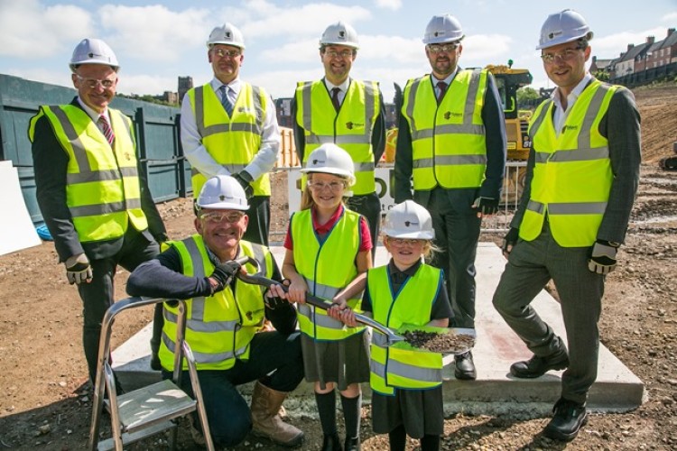 Photocall for the groundbreaking ceremony 