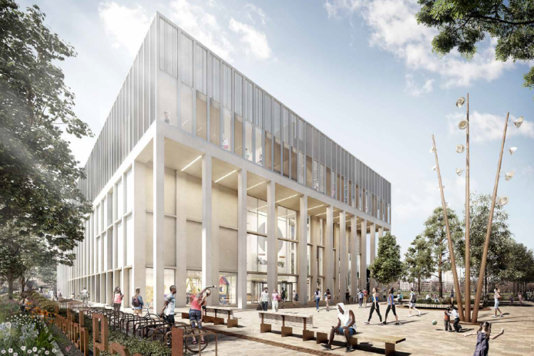 Feilden Clegg Bradley Studios has designed the new City of London Academy Shoreditch Park