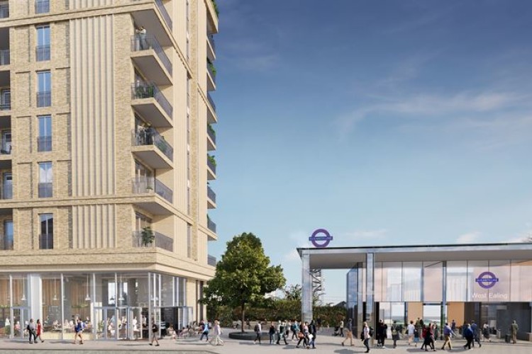 55 West would be built next to West Ealing station 