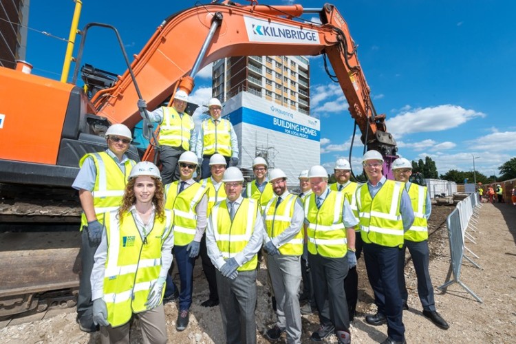 Photocall marks the start of demolition works