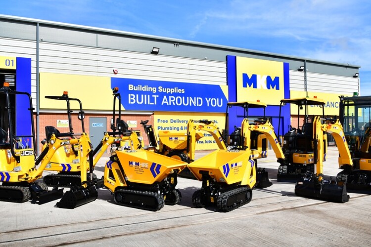 Some of MKM's new JCB machinery for hire