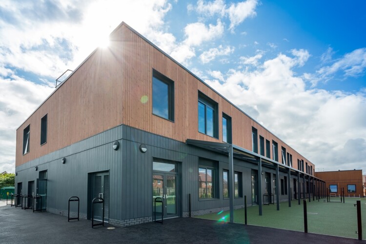A Reds10 school building in Swindon