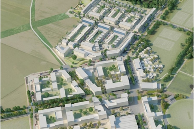 The planned North West Cambridge development