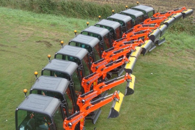 The latest batch of Kubota mini excavators