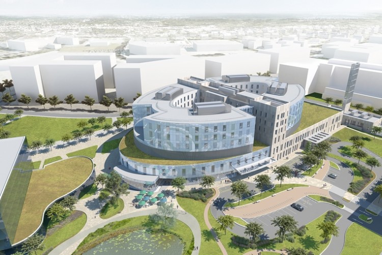 Artist's impression of the new Papworth Hospital