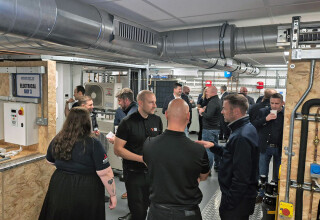 Guests gather at the opening of Beijer Ref's new training centre Guests gather at the opening of Beijer Ref's new training centre
