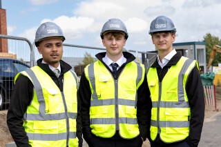 Last year's Higgins management trainees (L-R) Kaylem, Alex and freddie Last year's Higgins management trainees (L-R) Kaylem, Alex and freddie