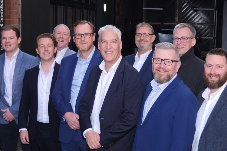 Drees & Sommer UK's Belfast team, including directors James Ryan (second from left), Kerr Houston (fourth from left) and Mike Johnston (fifth from left)