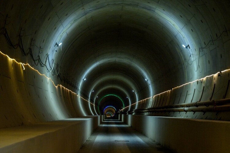 The tunnel is built; now the railway work can begin
