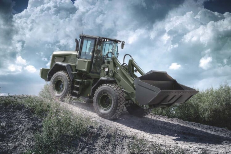 militarised version of the JCB 437HT