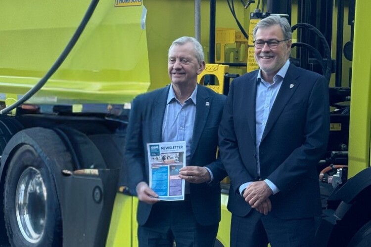 John Newcomb (left) and Richard Hill