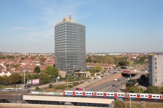 Wembley Point Tower, built in 1965, has been converted from offices to residential