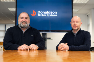 Rod Allan (left) with business development director Mike Perry