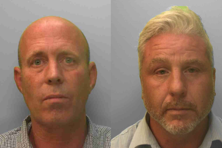 John Spiller (left) and Steven Wenham (photo from Sussex Police)