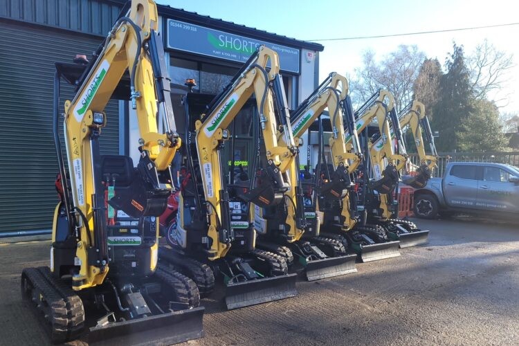 Yanmar excavators imported from Japan