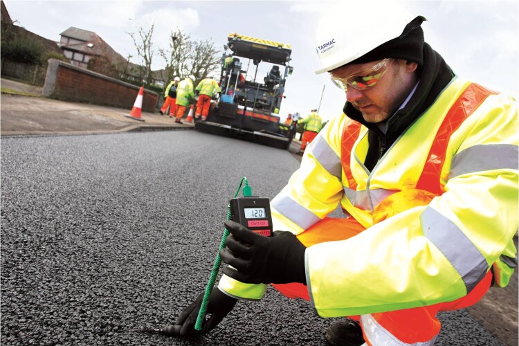 Roads laid with warm mix asphalt not only have less embedded carbon but can also be reopened to traffic sooner