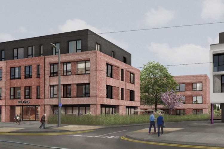 CGI of the planned Beeston care village